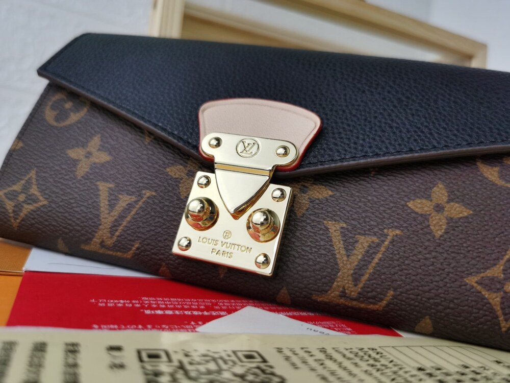 Louis Vuitton Monogram Portefeuille Juliette Long Wallet in Black - Picture 6 of 8